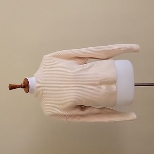 Textured Cotton Crewneck Sweater